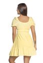 Vestido Corto Mujer Amarillo Pastel Atypical 4537 de Atypical