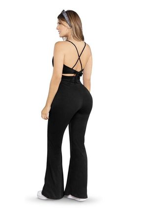 Enterizo Largo Mujer Negro Atypical 78991