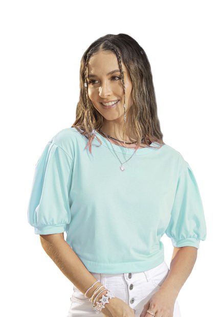 Blusa Mujer Azul Atypical 1495