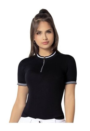 Blusa Juvenil Femenino Negro Atypical