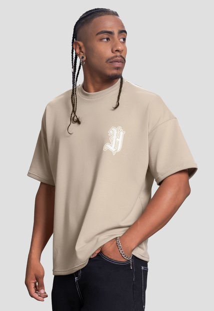 Camiseta Hombre Beige Atypical 104417