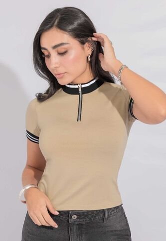 Blusa Mujer Latte Atypical 112507 Atypical