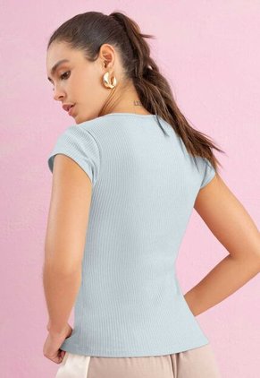 Blusa Mujer Azul Baby Atypical 111947