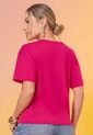 Camiseta Mujer Magenta Vivo Atypical 113628 de Atypical