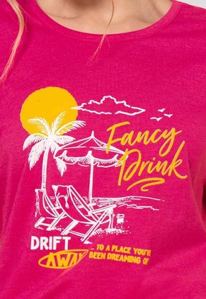 Camiseta Mujer Magenta Vivo Atypical 113628