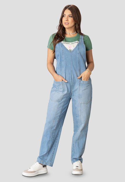 Overall Largo Mujer Azul Atypical 100314
