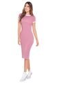 Vestido Corto Mujer Palo De Rosa Oscuro Atypical 46168 de Atypical