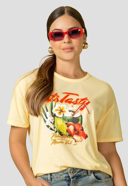 Camiseta Mujer Piña Colada Atypical 113871