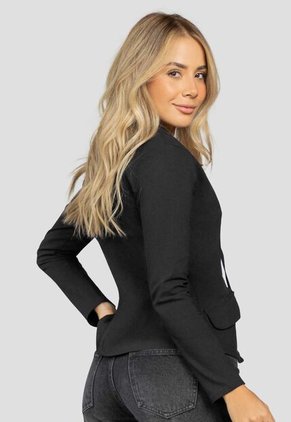 Blazer Mujer Negro Atypical 112898