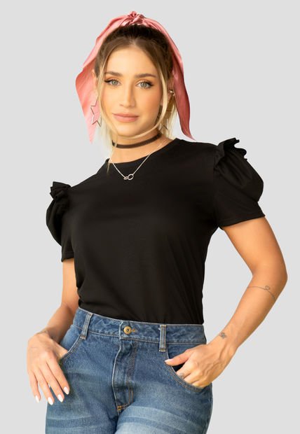 Camiseta Mujer Negro Atypical 32570