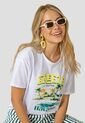 Camiseta Mujer Blanco Atypical 113872 de Atypical