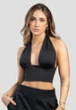Crop Top Mujer Negro Atypical 104228 de Atypical