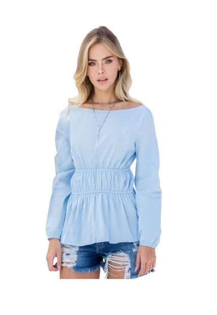 Blusa Mujer Azul Atypical 75880