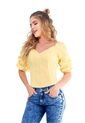 Blusa Juvenil Femenino Amarillo Pastel Atypical de Atypical