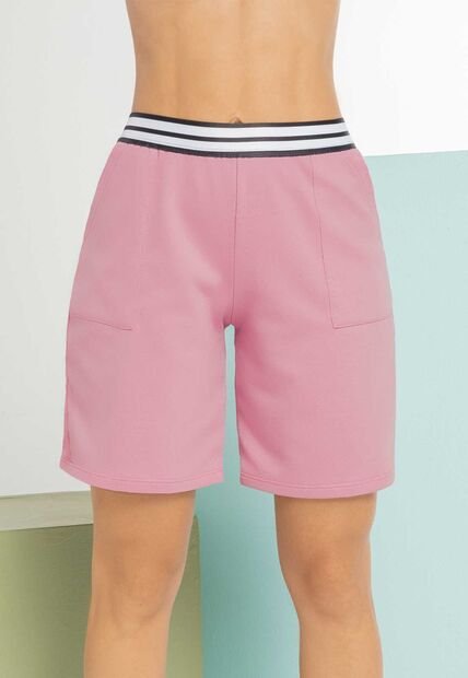 Bermuda Short Mujer Rosa Atypical 101953