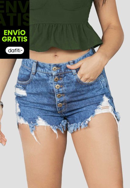 Short Mujer Azul Atypical 263
