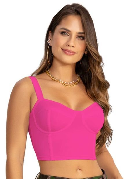 Camiseta Mujer Fucsia Atypical 34747