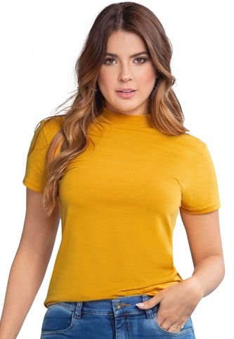 Camiseta Mujer Amarillo Atypical 68821 Atypical