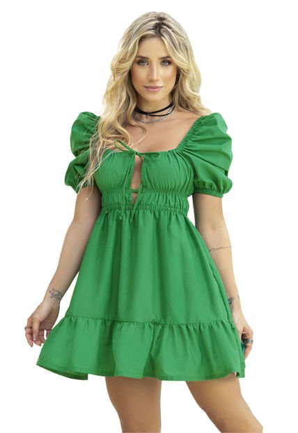 Vestido Corto Juvenil Verde Antioquia Atypical 92441