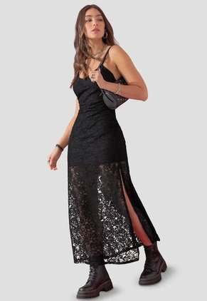 Vestido Mujer Negro Atypical 111392