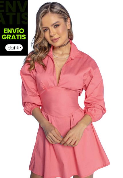 Vestido Mujer Coral Atypical 92463