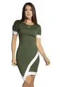 Vestido Corto Mujer Verde Militar Atypical 87052 de Atypical
