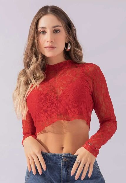 Blusa Mujer Rojo Atypical 111387