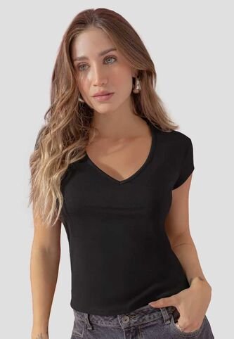 Camiseta Mujer Negro Atypical 111188 Atypical