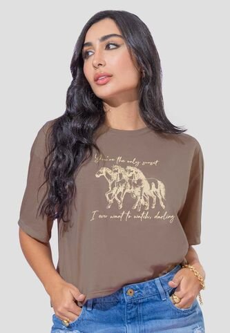 Camiseta Mujer Chocolate Atypical 111796 Atypical