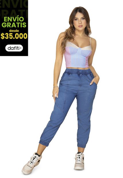 Crop Top Juvenil Multicolor Atypical 88520