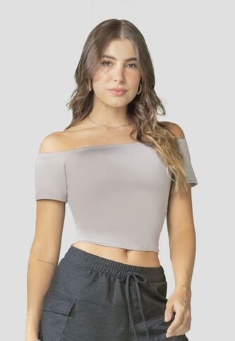 Blusa Mujer Gris Claro Atypical 110157 Atypical