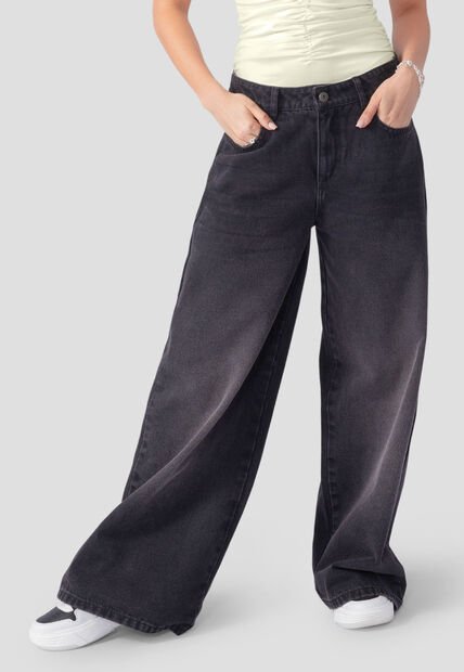 Jean Mujer Negro Atypical 106562