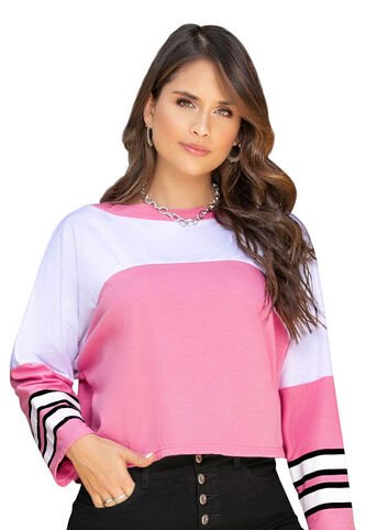 Camibuzo Mujer Rosado  Atypical 92434 Atypical