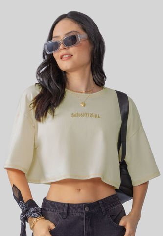 Camiseta Mujer Caqui Atypical 106175 Atypical