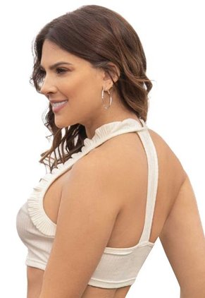 Crop Top Mujer Blanco Atypical 92466
