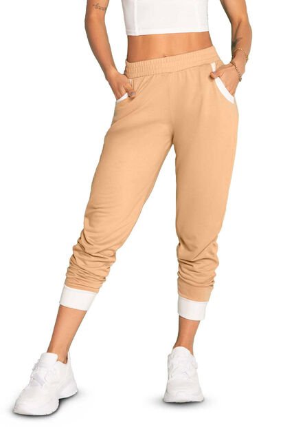 Jogger Mujer Beige Atypical 2754