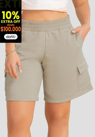 Bermuda Short Mujer Café Pardo Atypical 693 Atypical