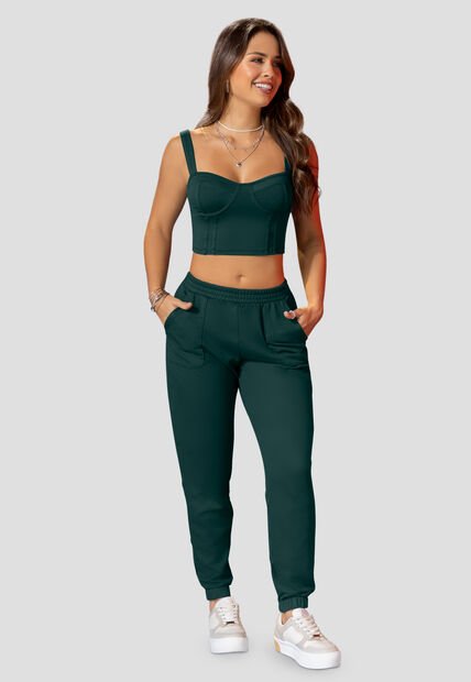 Conjunto Mujer Verde Atypical 100887