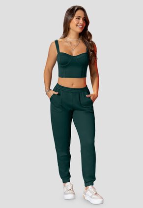 Conjunto Mujer Verde Atypical 100887