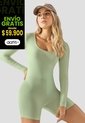Enterizo Corto Mujer Verde Matcha Atypical 105479 de Atypical
