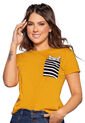 Camiseta Mujer Amarillo Atypical 88082 de Atypical