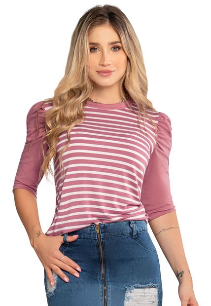 Blusa Mujer Rosa Atypical 77262