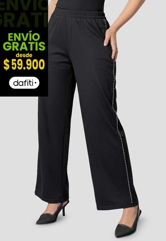 Pantalón Mujer Negro Atypical 112834 Atypical