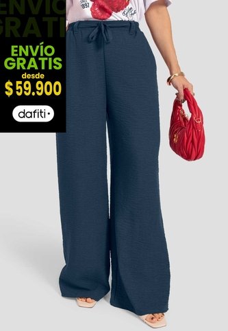 Pantalón Mujer Azul Profundo Atypical 112489 Atypical