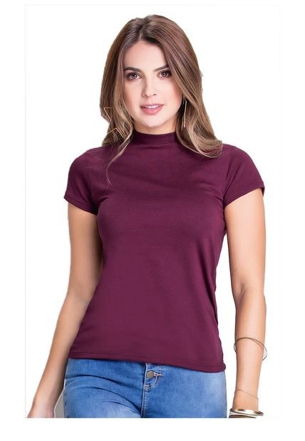 Camiseta Juvenil Femenino Vinotinto Atypical