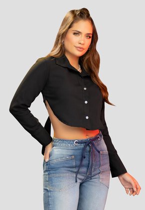 Camisa Mujer Negro Atypical 100649