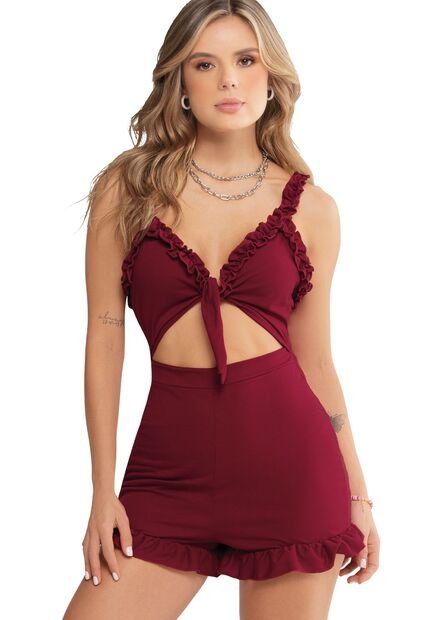 Enterizo Corto Vinotinto Atypical