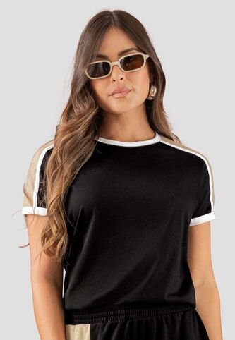 Camiseta Mujer Negro Atypical 113171 Atypical