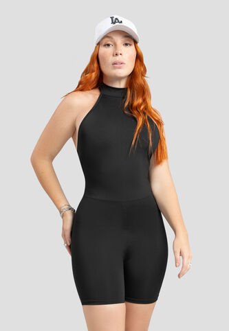 Enterizo Corto Mujer Negro Atypical 106860 Atypical