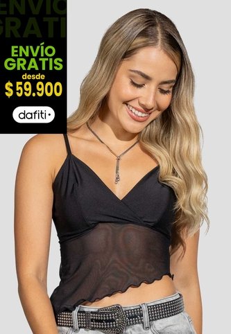 Blusa Mujer Negro Atypical 114055 Atypical